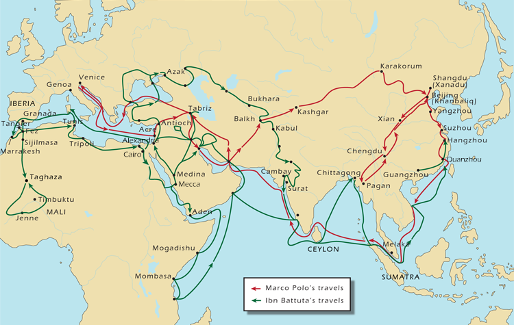 Voyages of Marco Polo and Ibn Buttuta